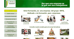 Desktop Screenshot of enteformacio.com